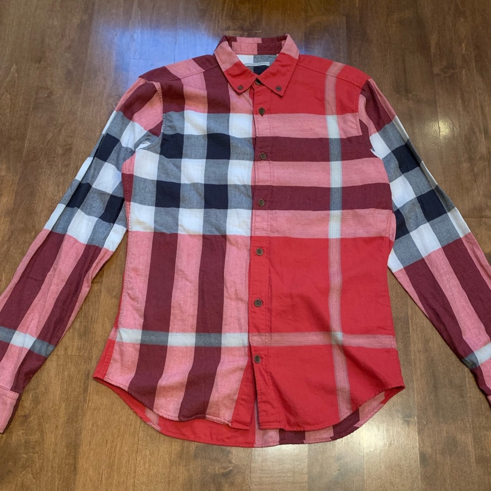 Burberry button up shirt